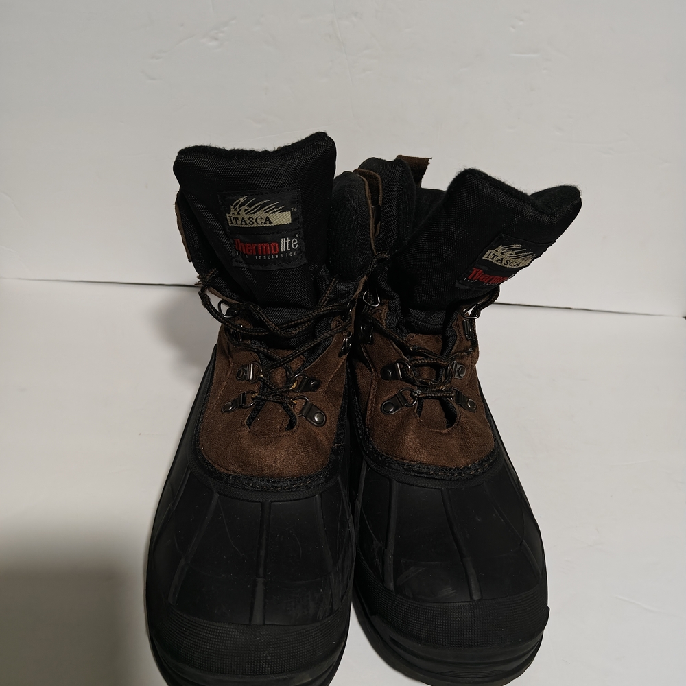 Itasca Black and Brown Winter Boots Size 11.
